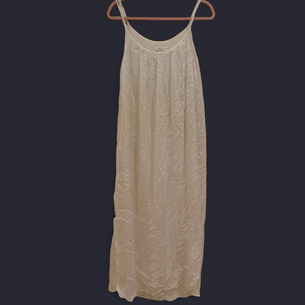 White Maxi Slip Dress Size Small